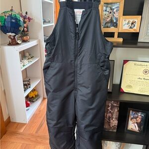Cat & Jack Charcoal Snow Bib Overalls